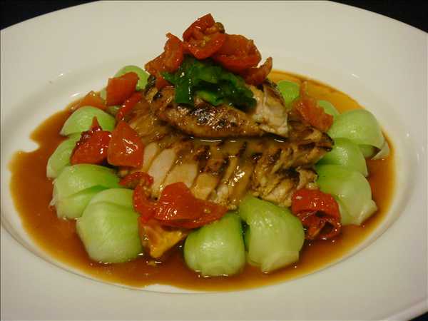 Grilled Tuna with Sun-Dried Tomato